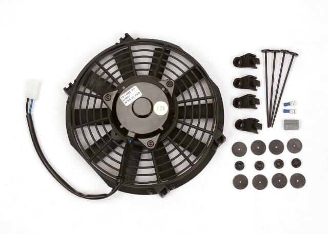 Mr. Gasket electric cooling fan reversible 9 inch diameter CFM 1984MRG black 700