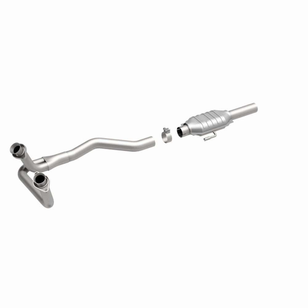 MagnaFlow direct-fit catalytic converter for 1986-1991 Ford stainless steel Federal EPA compliant OBDII 93314