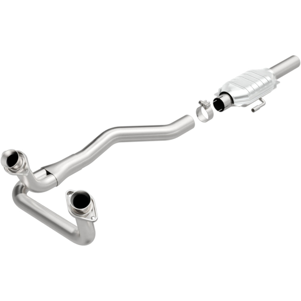 MagnaFlow direct-fit catalytic converter for 1986-1991 Ford stainless steel Federal EPA compliant OBDII 93314
