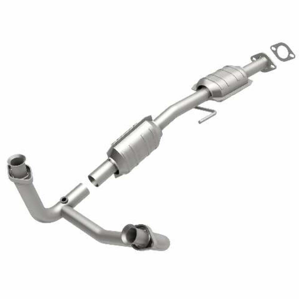 MagnaFlow direct-fit catalytic converter for 1986-1997 Ford stainless steel Federal EPA compliant OBDII 93304
