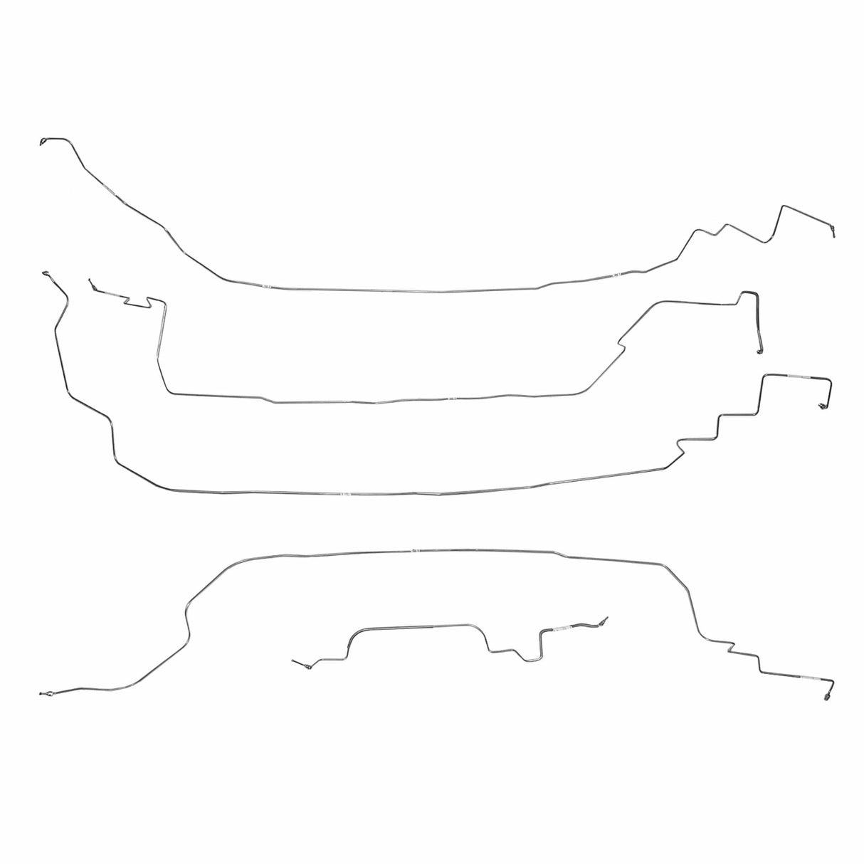 Front Brake Line Kit for 1986-1987 Chevy Corvette stainless steel
