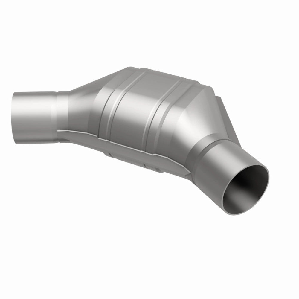 MagnaFlow universal catalytic converter 2.25 inch inlet/outlet stainless steel CARB compliant 337085