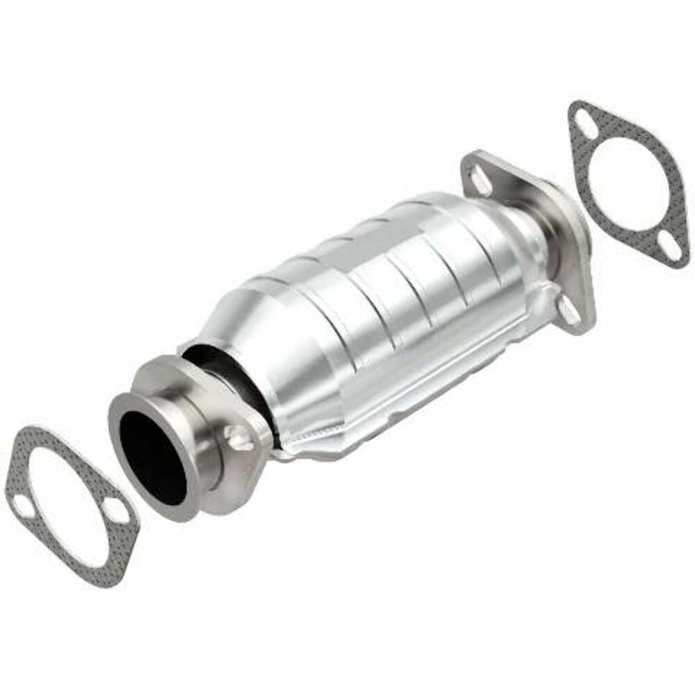MagnaFlow direct-fit catalytic converter for 1987-1989 Nissan 2.25 inch inlet/outlet stainless steel Federal EPA compliant OBDII 22764