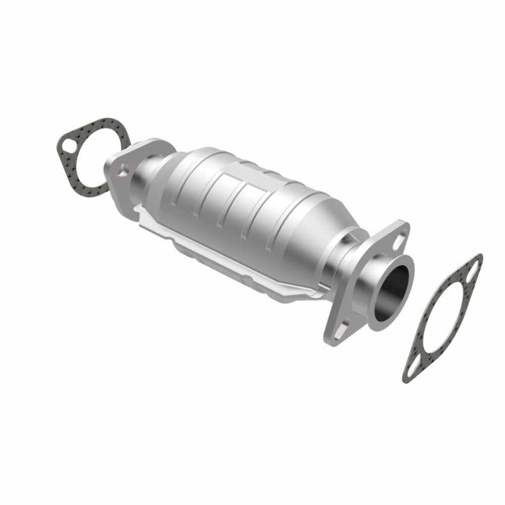 MagnaFlow direct-fit catalytic converter for 1987-1989 Nissan 2.25 inch inlet/outlet stainless steel Federal EPA compliant OBDII 22764