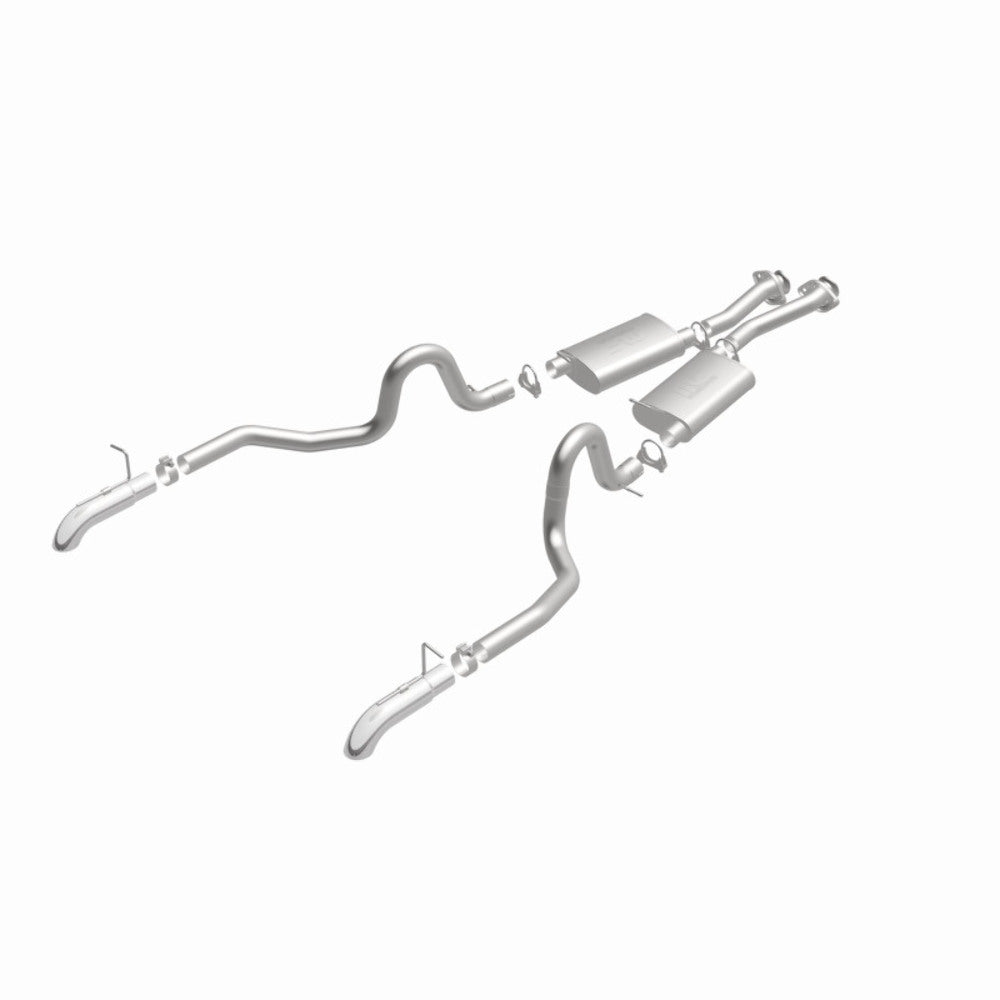 MagnaFlow cat-back exhaust system for 1987-1993 Ford Mustang stainless steel polished 15632