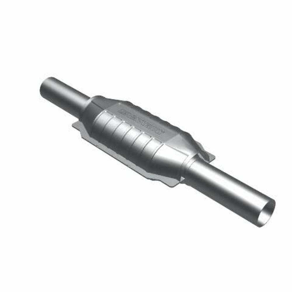 MagnaFlow direct-fit catalytic converter fits 1988-1991 Oldsmobile Cutlass Calais 2.25 inch inlet/outlet stainless steel Federal EPA compliant OBDII 23467