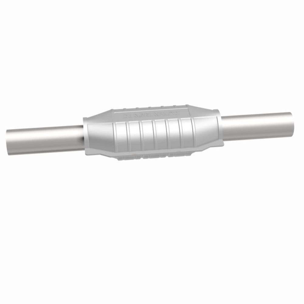 MagnaFlow direct-fit catalytic converter fits 1988-1991 Oldsmobile Cutlass Calais 2.25 inch inlet/outlet stainless steel Federal EPA compliant OBDII 23467