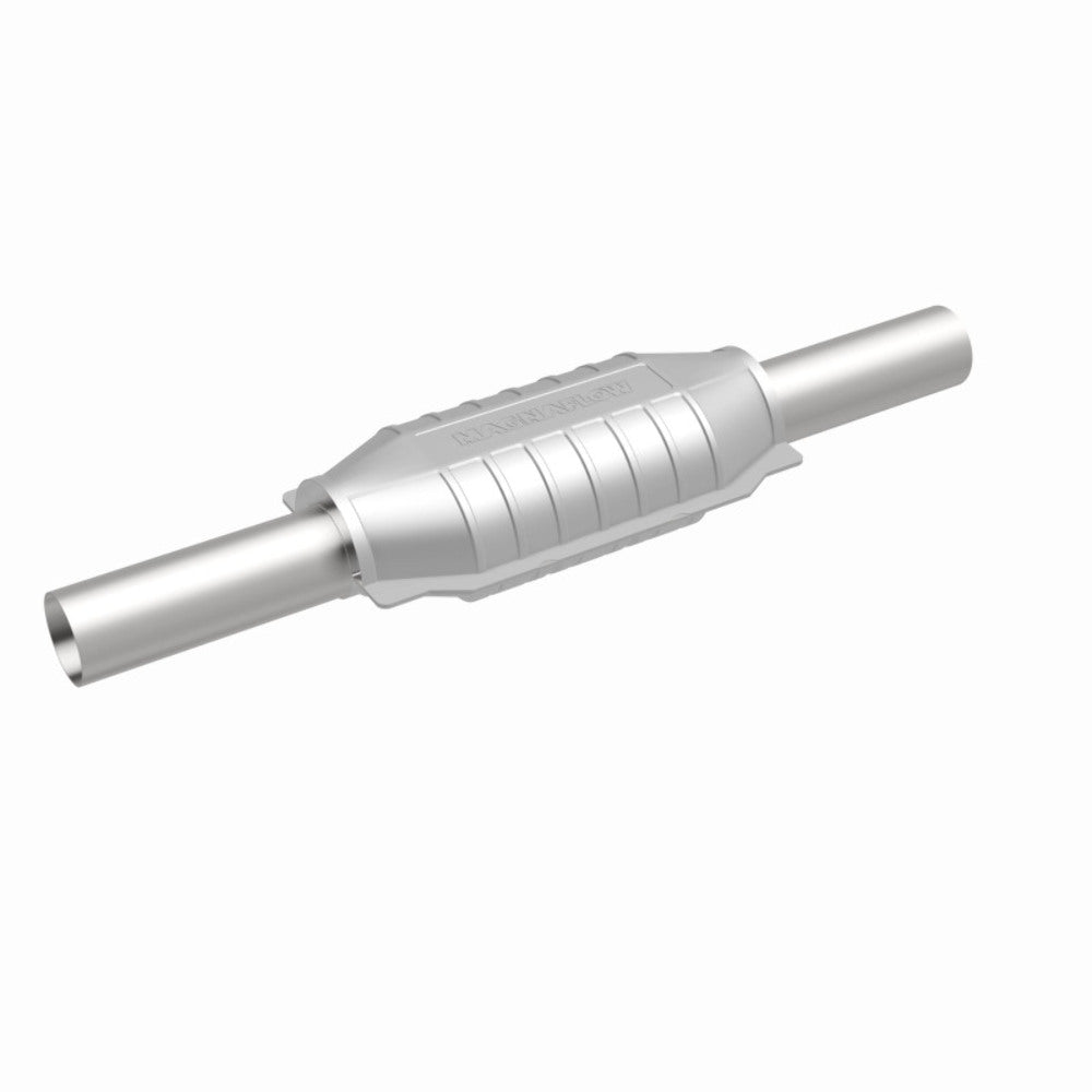 MagnaFlow direct-fit catalytic converter fits 1988-1991 Oldsmobile Cutlass Calais 2.25 inch inlet/outlet stainless steel Federal EPA compliant OBDII 23467