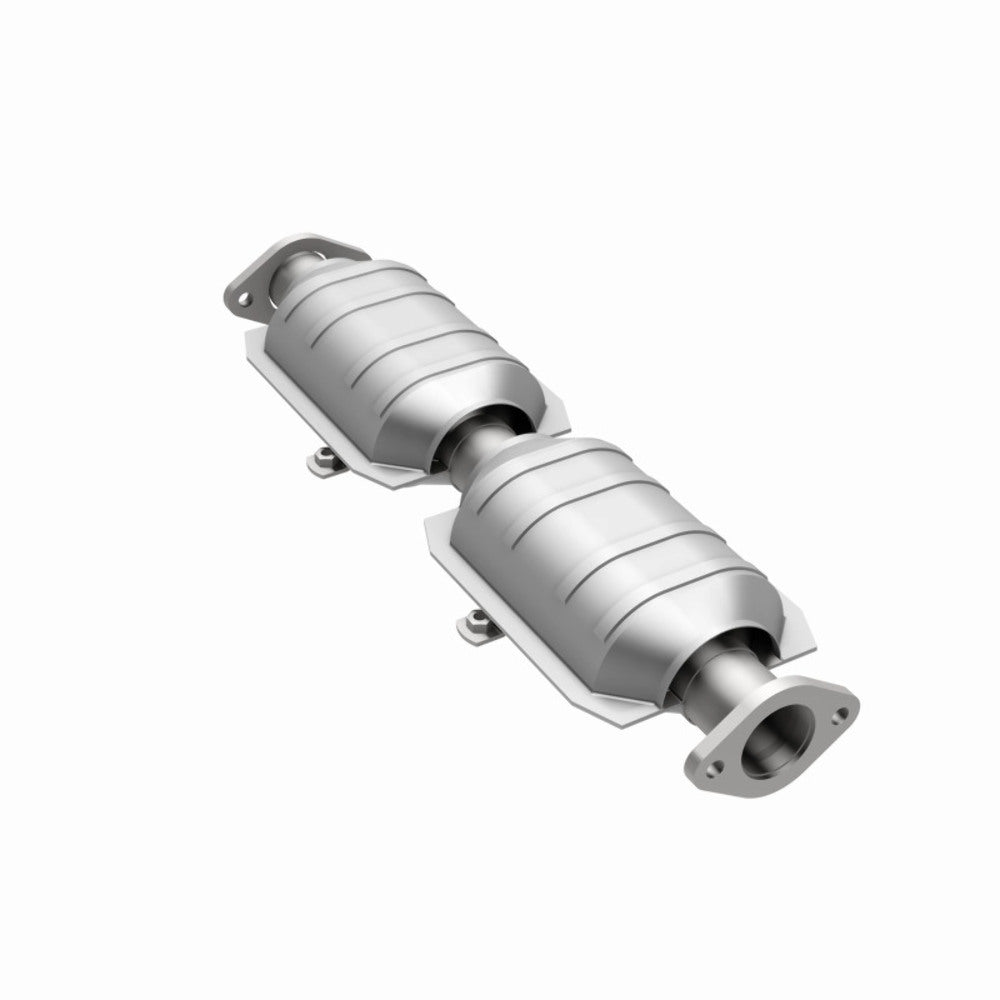 MagnaFlow direct-fit catalytic converter fits 1988 Mitsubishi Galant 3.0L and 1990 Mitsubishi Sigma 3.0L stainless steel Federal EPA compliant OBDII 23250