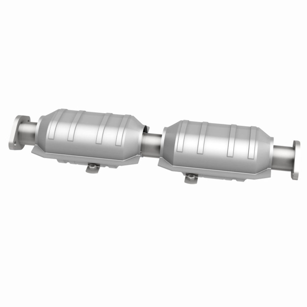 MagnaFlow direct-fit catalytic converter fits 1988 Mitsubishi Galant 3.0L and 1990 Mitsubishi Sigma 3.0L stainless steel Federal EPA compliant OBDII 23250