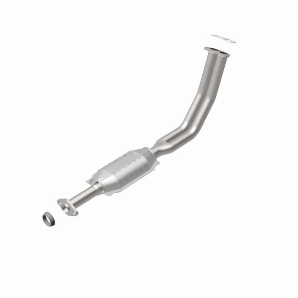 MagnaFlow direct-fit catalytic converter fits 1989-1995 Geo Tracker and Suzuki Sidekick, this and 1989-1995 Geo Tracker 1.75 inch inlet/outlet stainless steel CARB compliant 22618