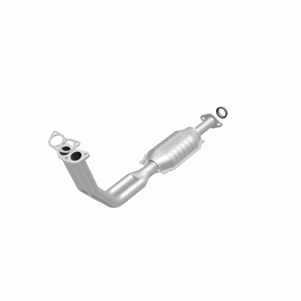MagnaFlow direct-fit catalytic converter fits 1989-1995 Geo Tracker and Suzuki Sidekick, this and 1989-1995 Geo Tracker 1.75 inch inlet/outlet stainless steel CARB compliant 22618