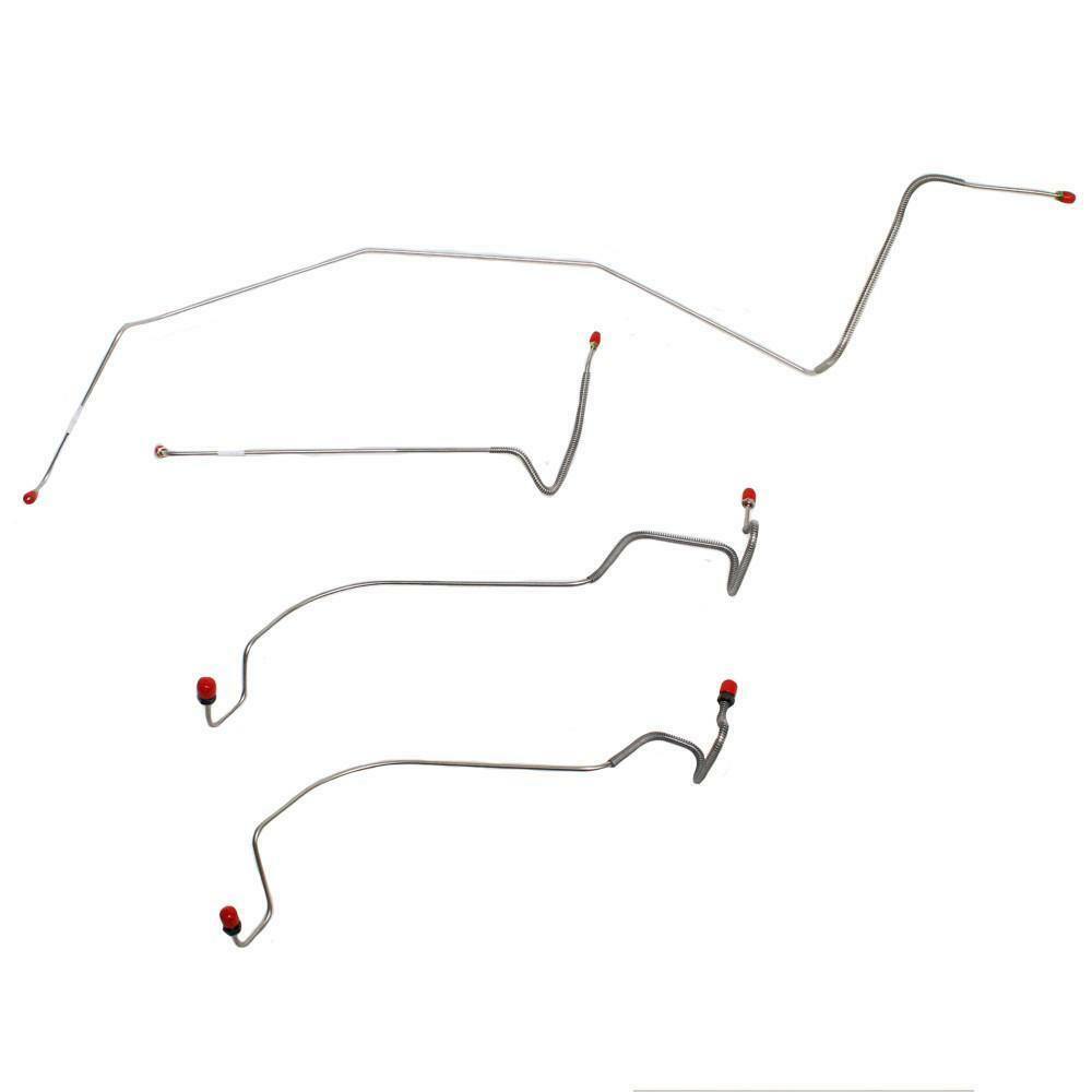 Front Brake Line Kit for 1989 Dodge D250 2WD stainless steel