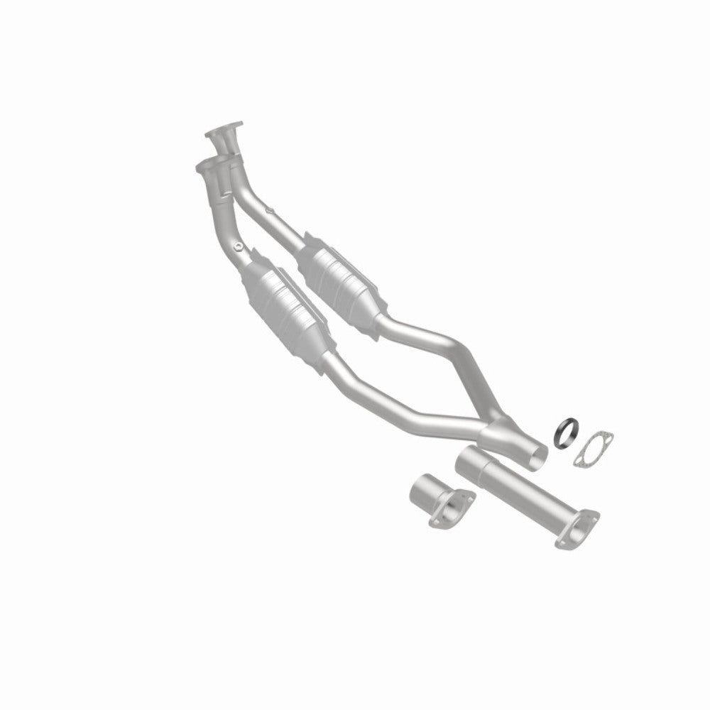 MagnaFlow direct-fit catalytic converter fits 1990-1993 Land Rover Range Rover stainless steel CARB compliant 23821
