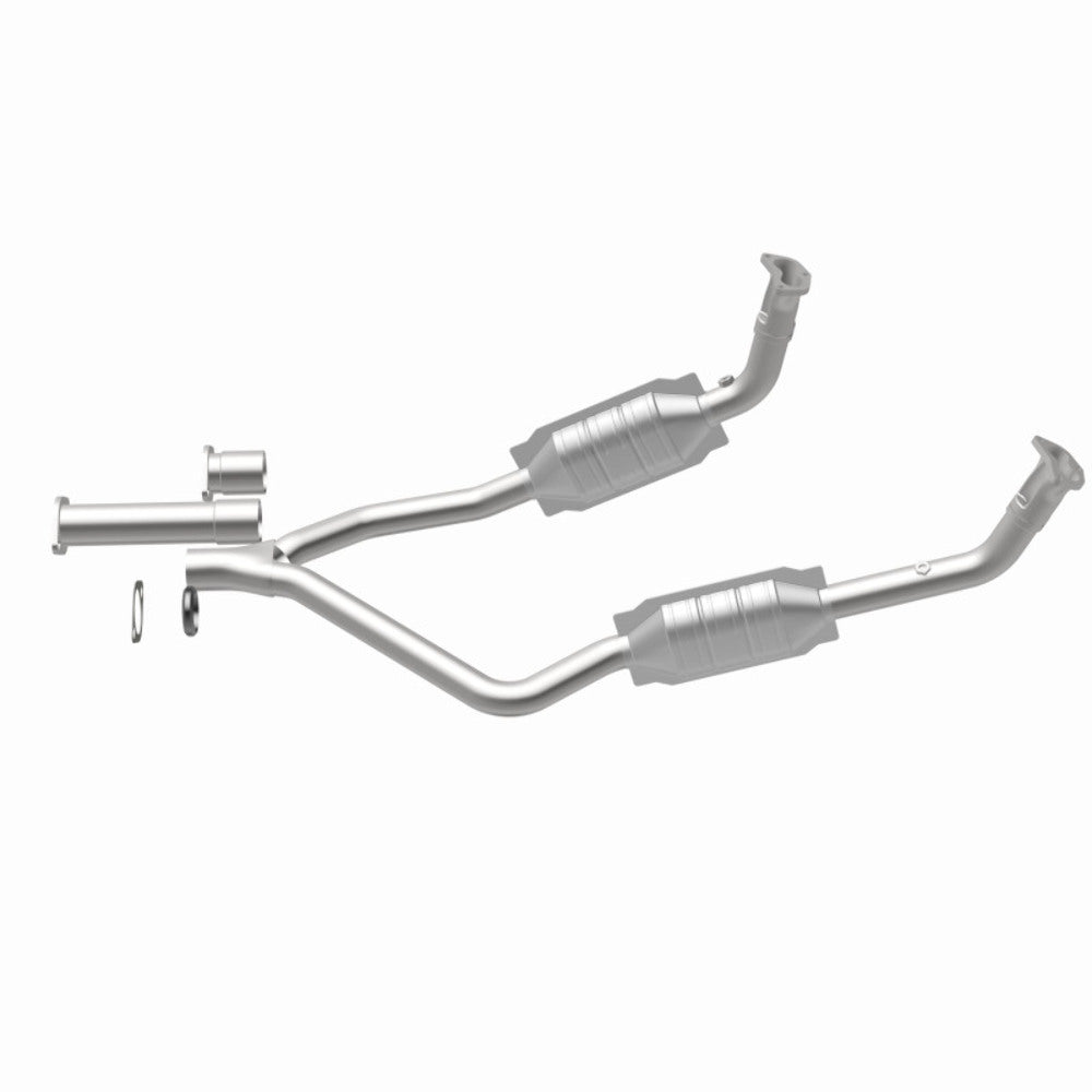 MagnaFlow direct-fit catalytic converter fits 1990-1993 Land Rover Range Rover stainless steel CARB compliant 23821