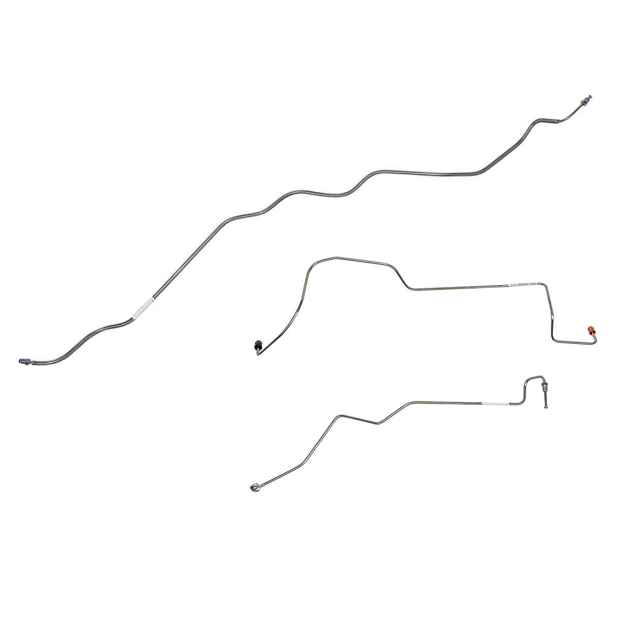 Front Brake Line Kit for 1990-1997 Ford F-250 stainless steel