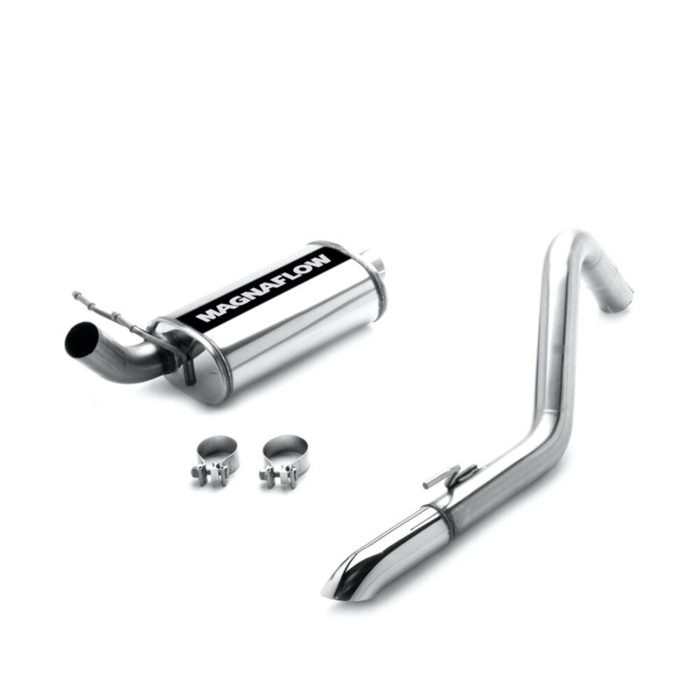 MagnaFlow cat-back exhaust system for 1991-1995 Jeep Wrangler stainless steel polished 15853