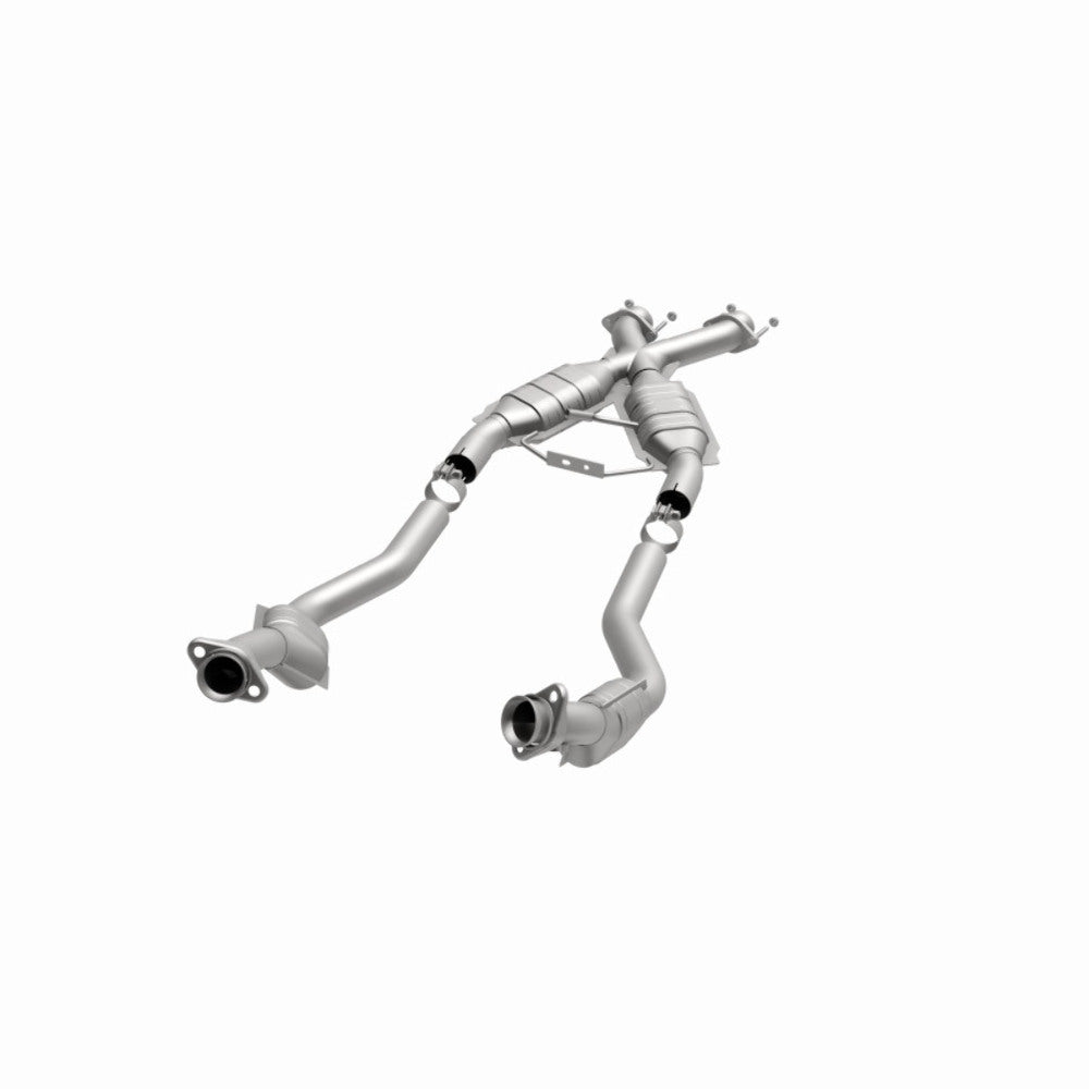 MagnaFlow direct-fit catalytic converter for 1994-1995 Ford Mustang stainless steel CARB compliant 337339