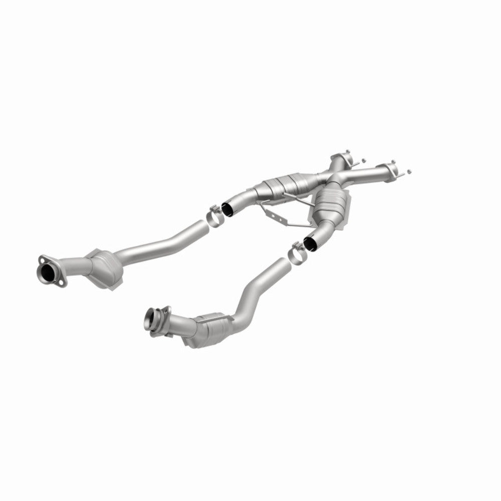 MagnaFlow direct-fit catalytic converter for 1994-1995 Ford Mustang stainless steel CARB compliant 337339