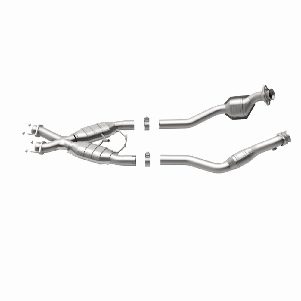MagnaFlow direct-fit catalytic converter for 1994-1995 Ford Mustang stainless steel CARB compliant 337339
