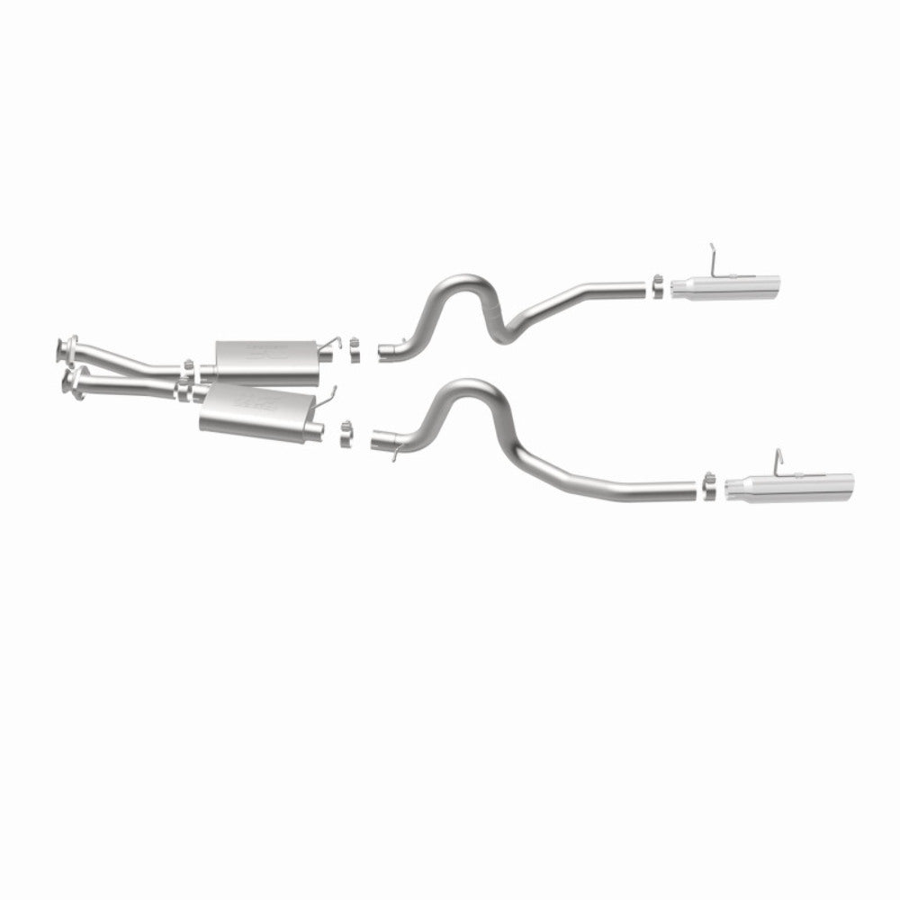 MagnaFlow cat-back exhaust system for 1996-1998 Ford Mustang stainless steel polished 15638