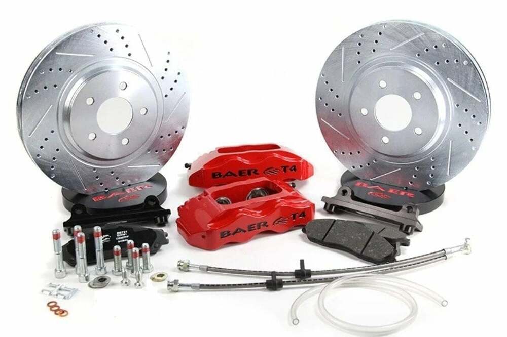 t 1994-2004 Mustang Track4 Brake System Front 4261276GB Baer Brakes