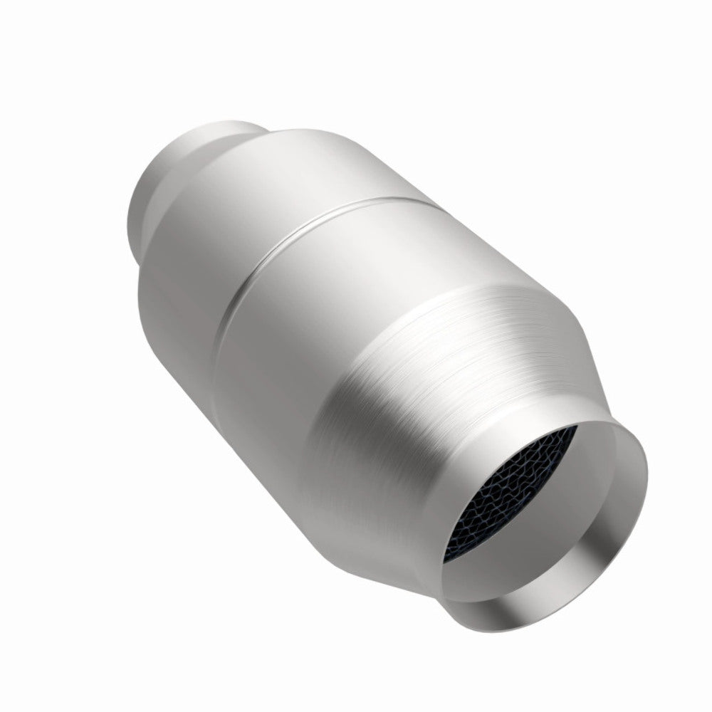 MagnaFlow universal catalytic converter 4 inch inlet/outlet stainless steel CARB compliant OBDII 60111