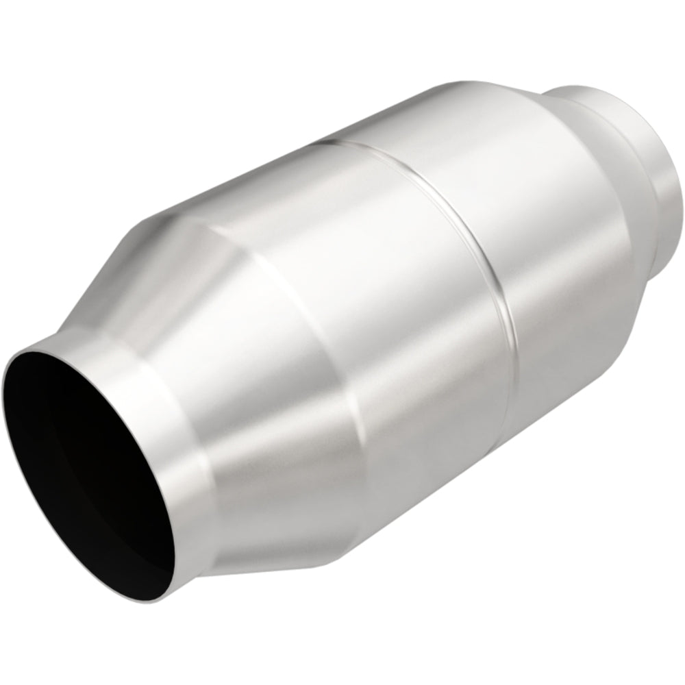 MagnaFlow universal catalytic converter 5 inch inlet/outlet stainless steel CARB compliant OBDII 60112