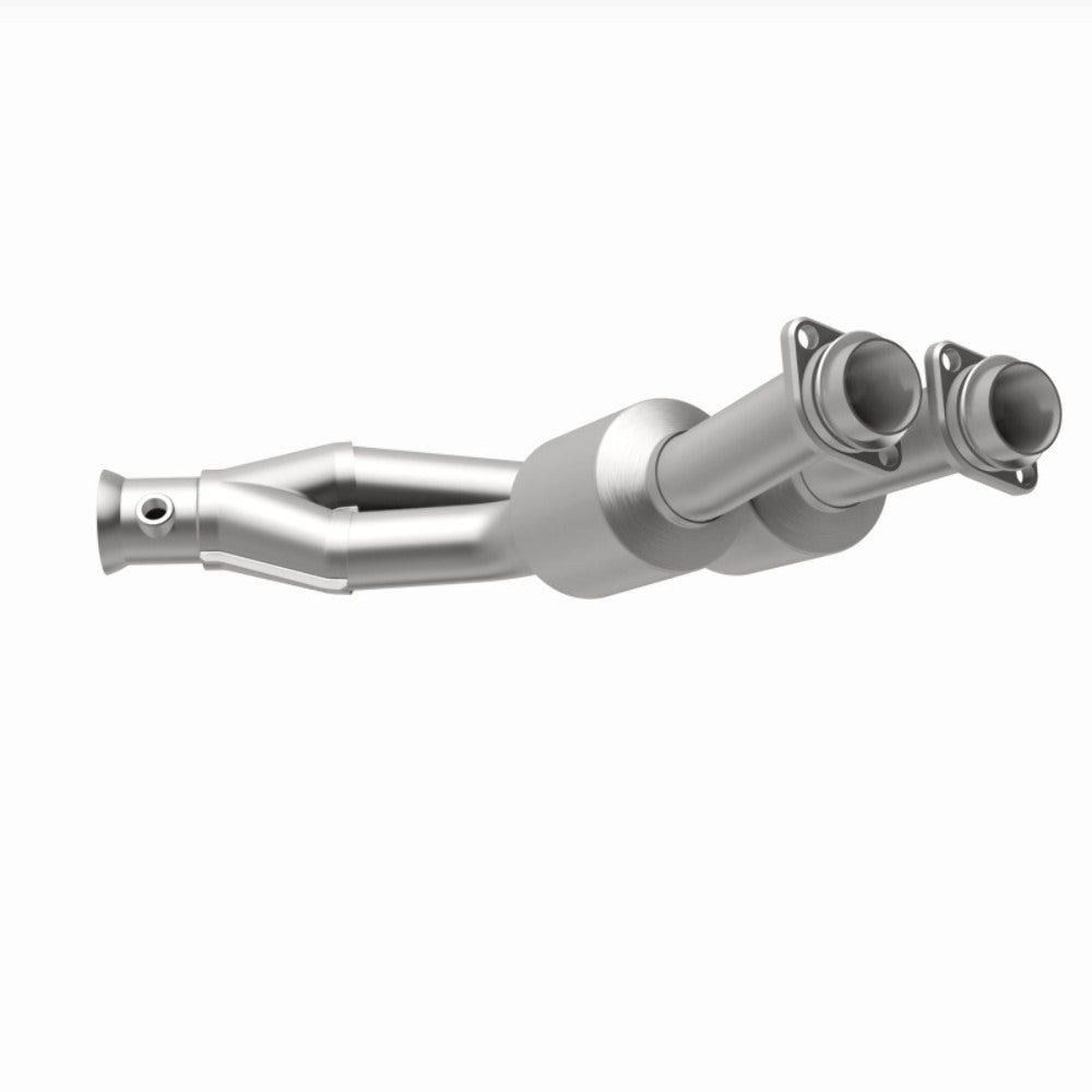 MagnaFlow direct-fit catalytic converter fits 1990-1997 Jaguar Vanden Plas 4.0L and 1990-1997 Jaguar XJ6 4.0L stainless steel Federal EPA compliant OBDII 24226