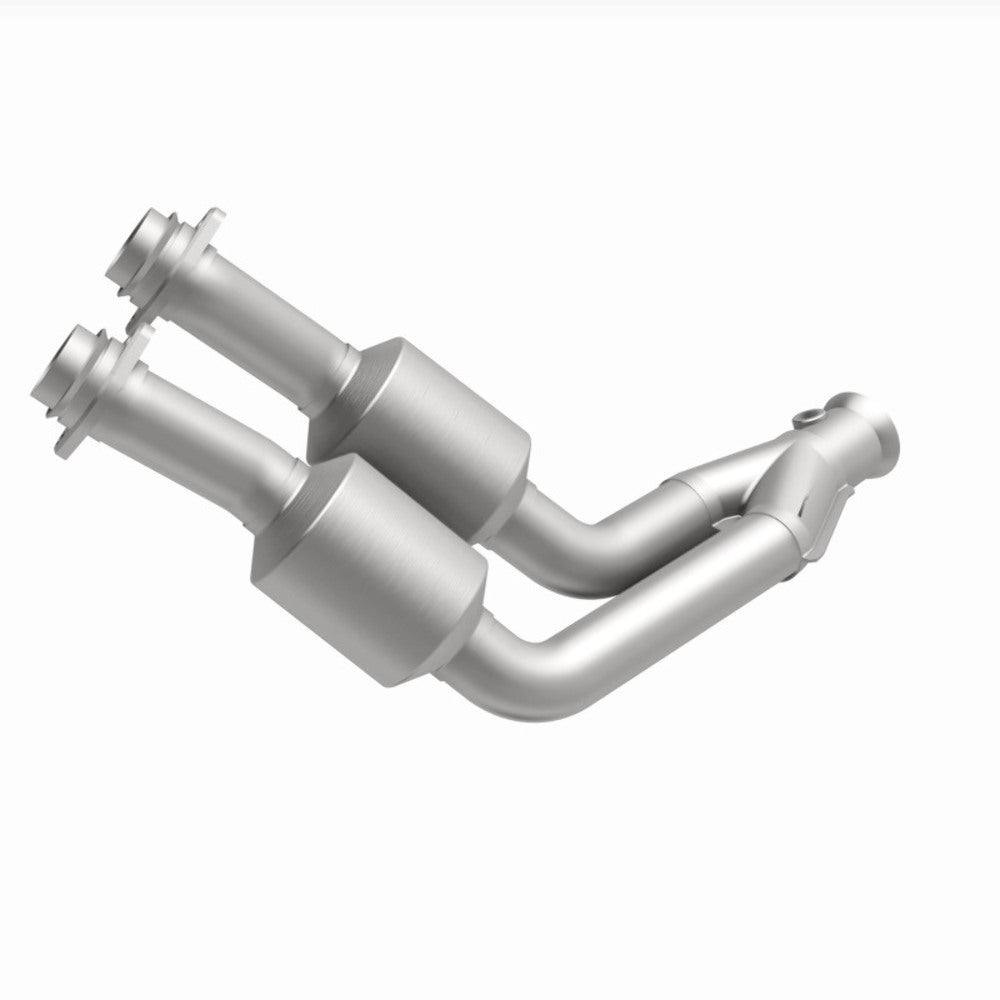 MagnaFlow direct-fit catalytic converter fits 1990-1997 Jaguar Vanden Plas 4.0L and 1990-1997 Jaguar XJ6 4.0L stainless steel Federal EPA compliant OBDII 24226