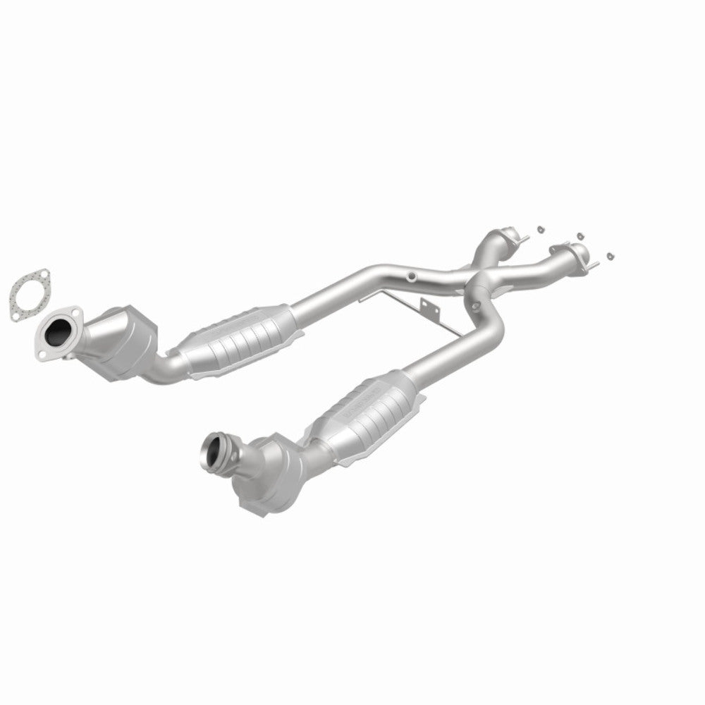 MagnaFlow direct-fit catalytic converter for 1996-1998 Ford Mustang stainless steel Federal EPA compliant OBDII 23163
