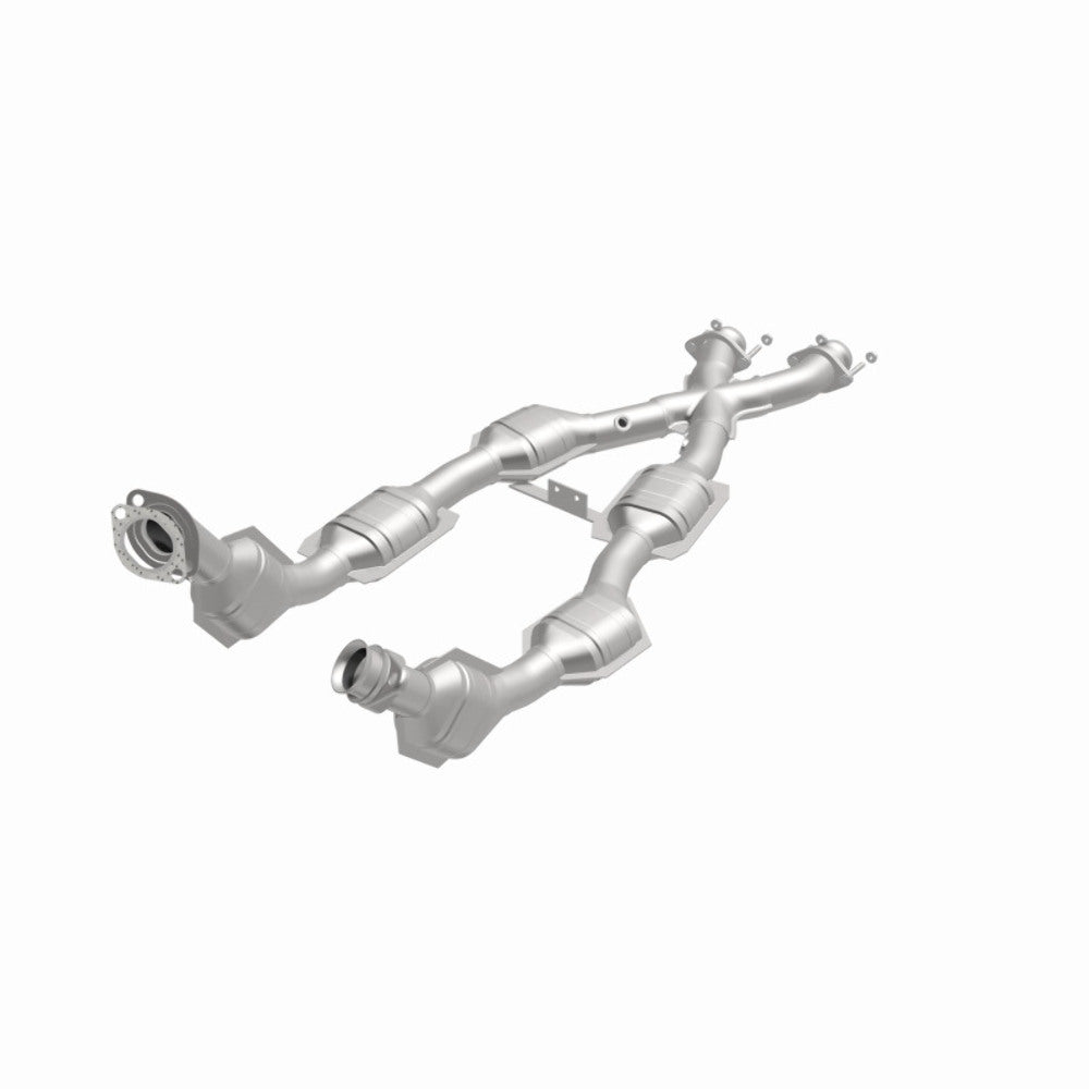 MagnaFlow direct-fit catalytic converter for 1996-1998 Ford Mustang stainless steel CARB compliant 441115