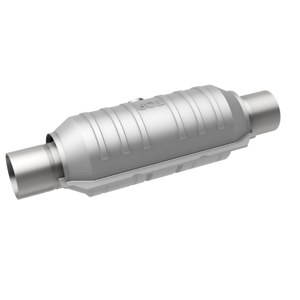 MagnaFlow universal catalytic converter 2.25 inch inlet/outlet stainless steel CARB compliant 418055