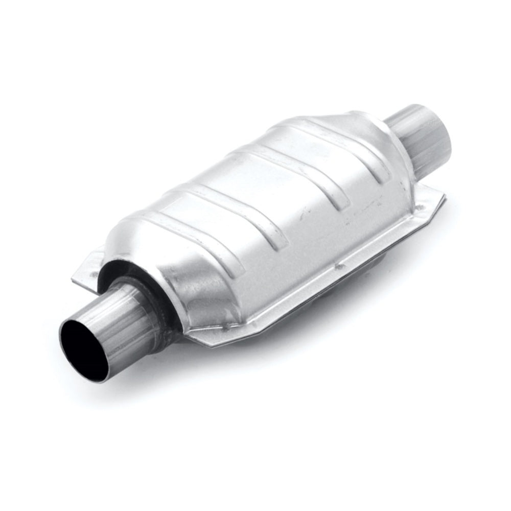 MagnaFlow universal catalytic converter 2 inch inlet/outlet stainless steel CARB compliant 444004