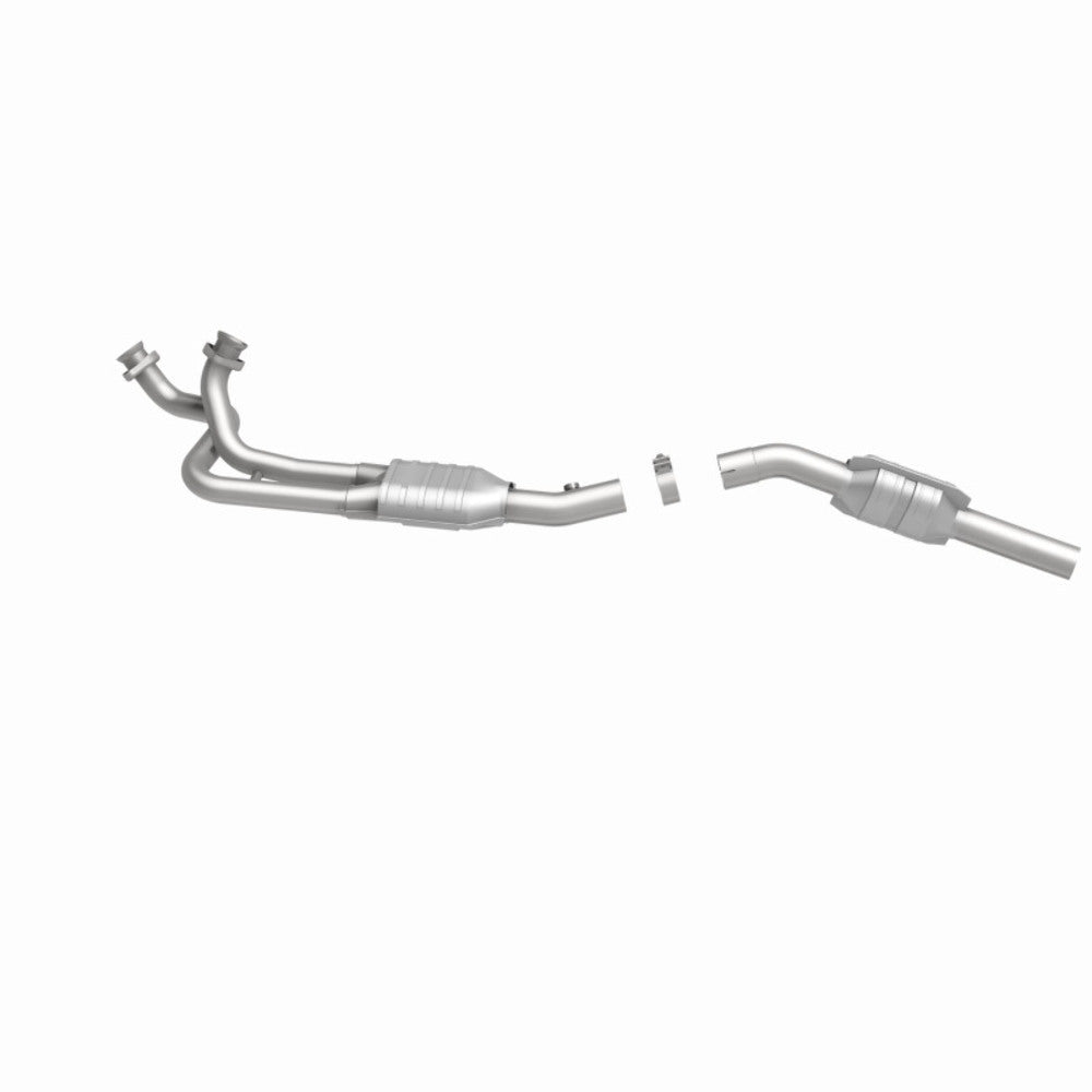MagnaFlow direct-fit catalytic converter fits 1996 Ford E-150 Econoline 4.9L and 1996 Ford E-350 Econoline 4.9L stainless steel CARB compliant 447254