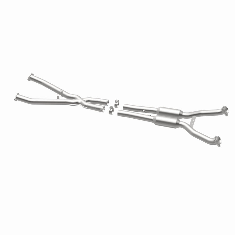 MagnaFlow direct-fit catalytic converter for 1997-1999 Chevy Corvette 5.7 inch inlet/outlet stainless steel CARB compliant