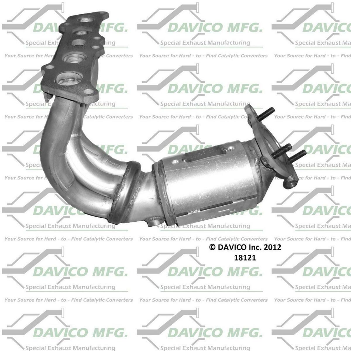 t 1997-2001 Toyota Camry Catalytic Converter 18121 Davico Mfg