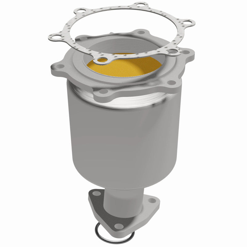 MagnaFlow direct-fit catalytic converter fits 1996-1997 Nissan Pathfinder and 1997 INFINITI QX4, this and 1997 Infiniti QX4 3.3L stainless steel CARB compliant 4451498
