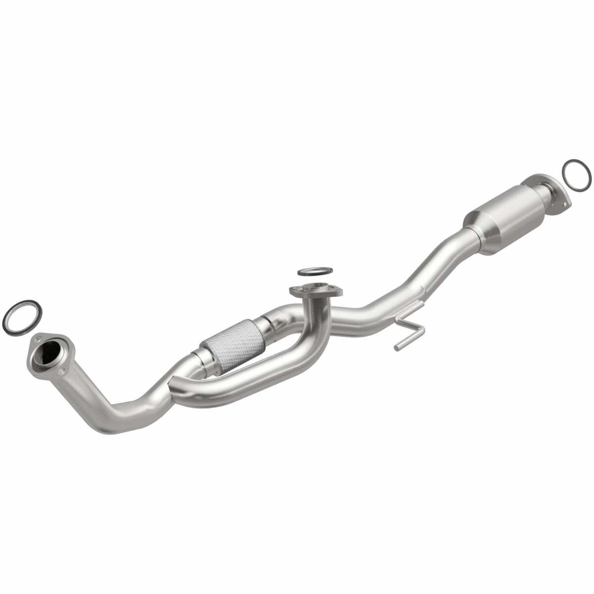 MagnaFlow direct-fit catalytic converter fits 1997-2002 Toyota Camry, 2001-2002 Toyota Solara, and more, this and 1997 Toyota Avalon 3.0L stainless steel CARB compliant 4481880