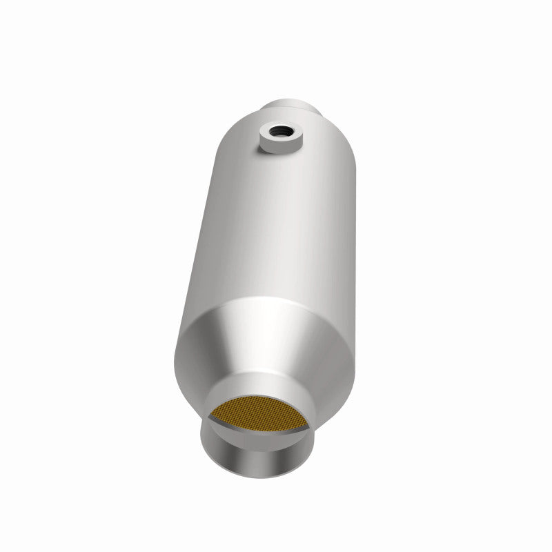 MagnaFlow universal catalytic converter 2.25 inch inlet/outlet stainless steel CARB compliant OBDII 4451355