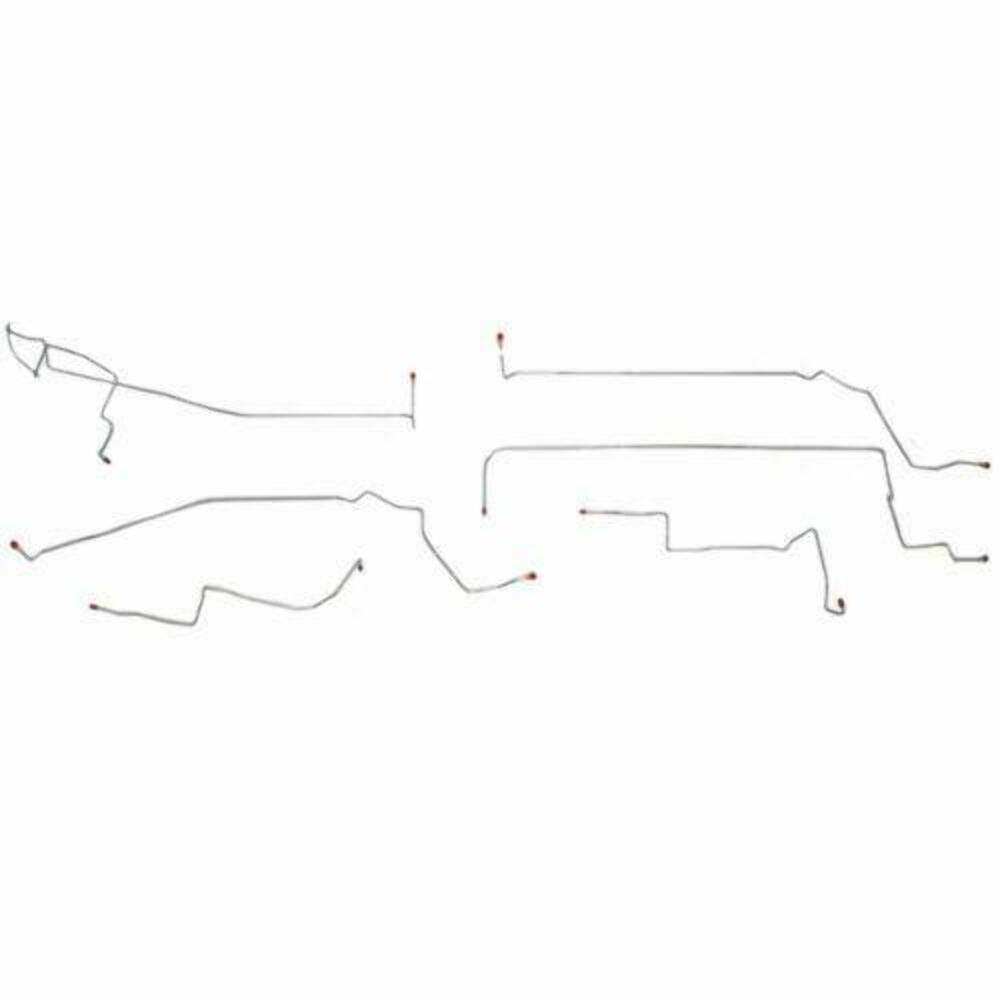 Intermediate Brake Line Kit for 1999-2004 Ford Mustang GT 4.6L V8 stainless steel