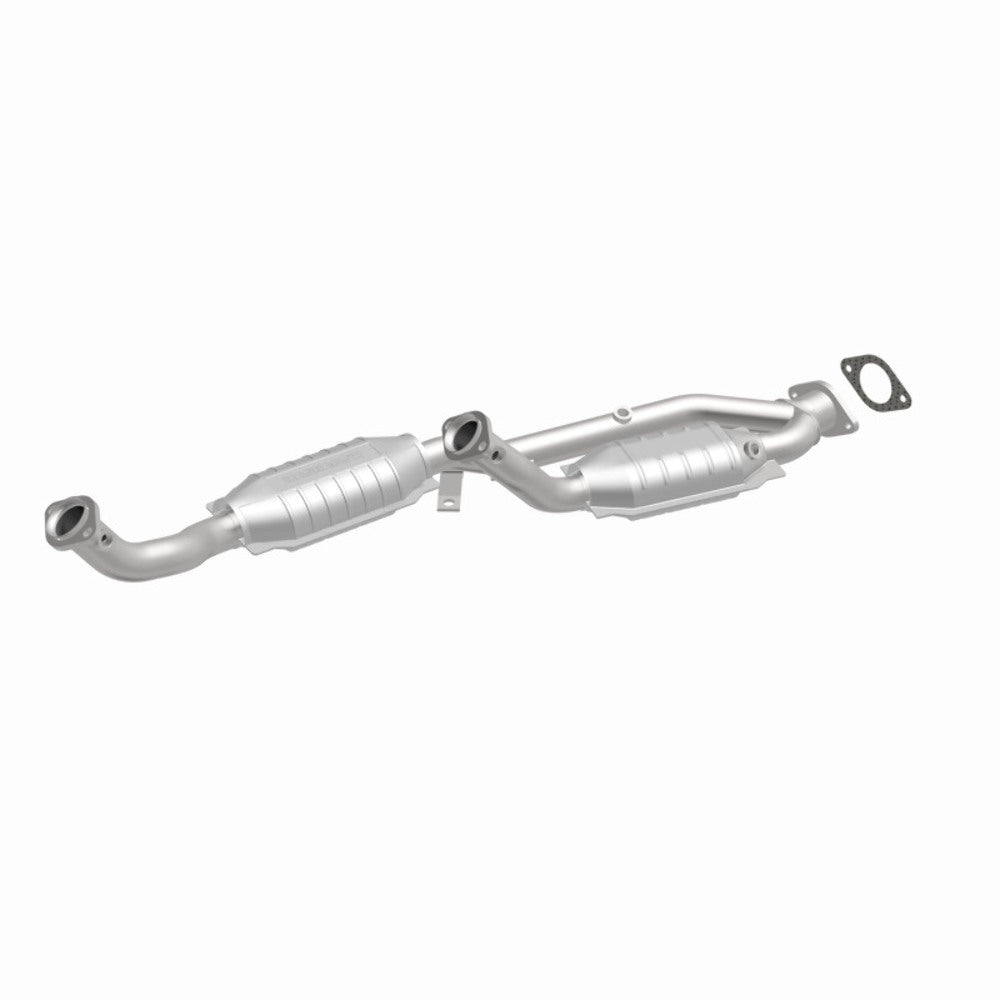 MagnaFlow direct-fit catalytic converter for 1999-2000 Ford stainless steel Federal EPA compliant OBDII 23543