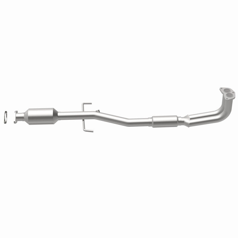 MagnaFlow direct-fit catalytic converter fits 1999-2000 Mitsubishi Galant and 2000 Mitsubishi Eclipse, this and 1999-2000 Mitsubishi Galant stainless steel CARB compliant