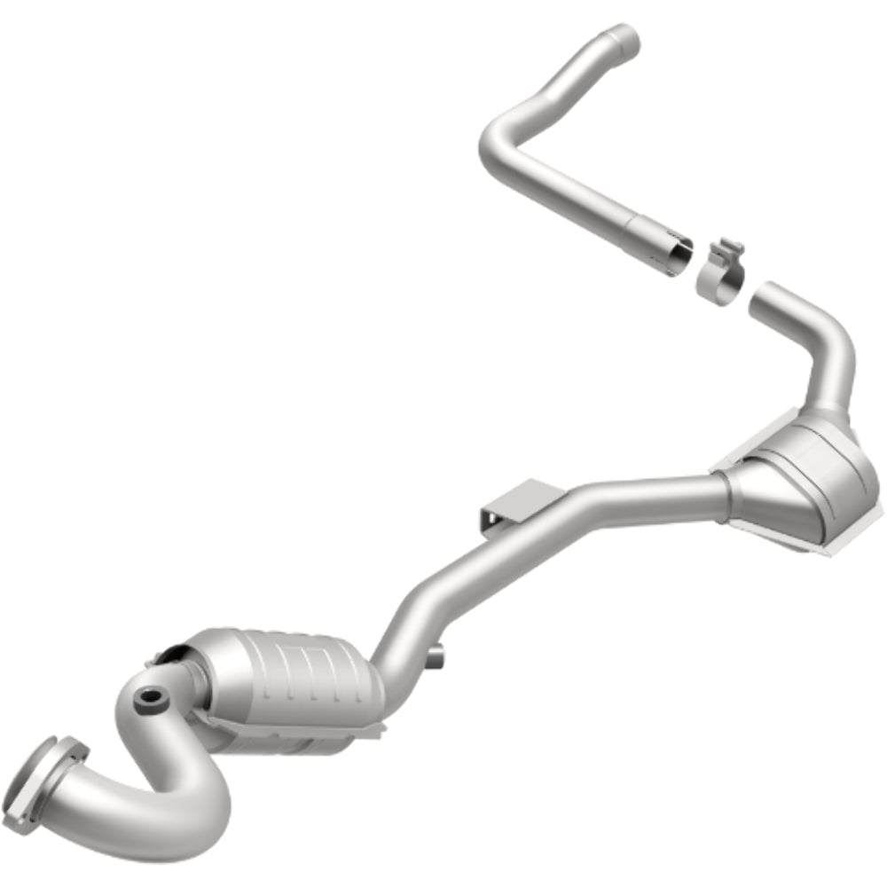 MagnaFlow direct-fit catalytic converter for 1999-2001 Mercedes-Benz driver side stainless steel CARB compliant OBDII 49867