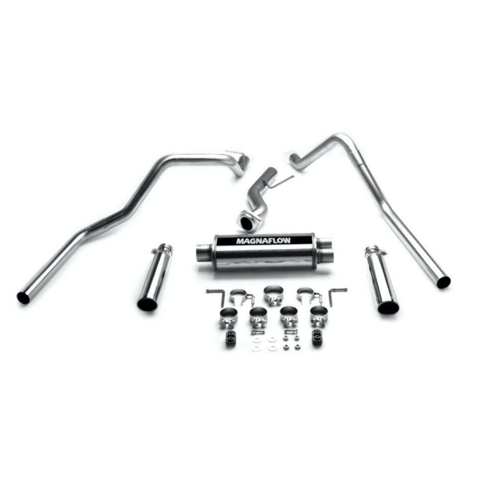 MagnaFlow cat-back exhaust system for 1999-2002 Chevy Silverado 1500 polished 15753