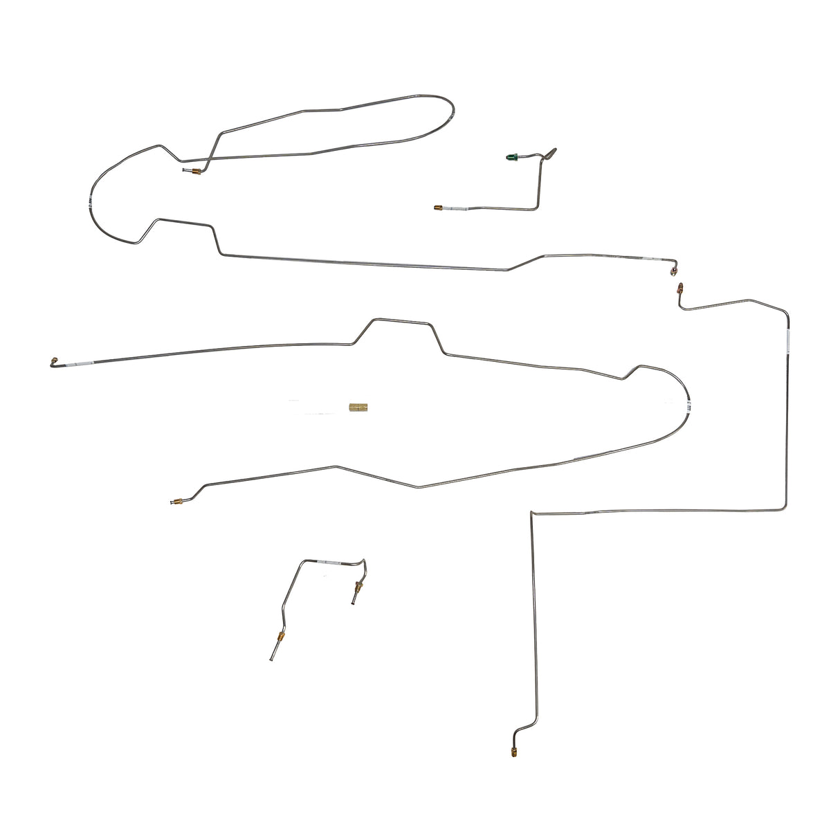 Intermediate Brake Line Kit for 1999-2003 Ford Windstar drum brakes stainless steel