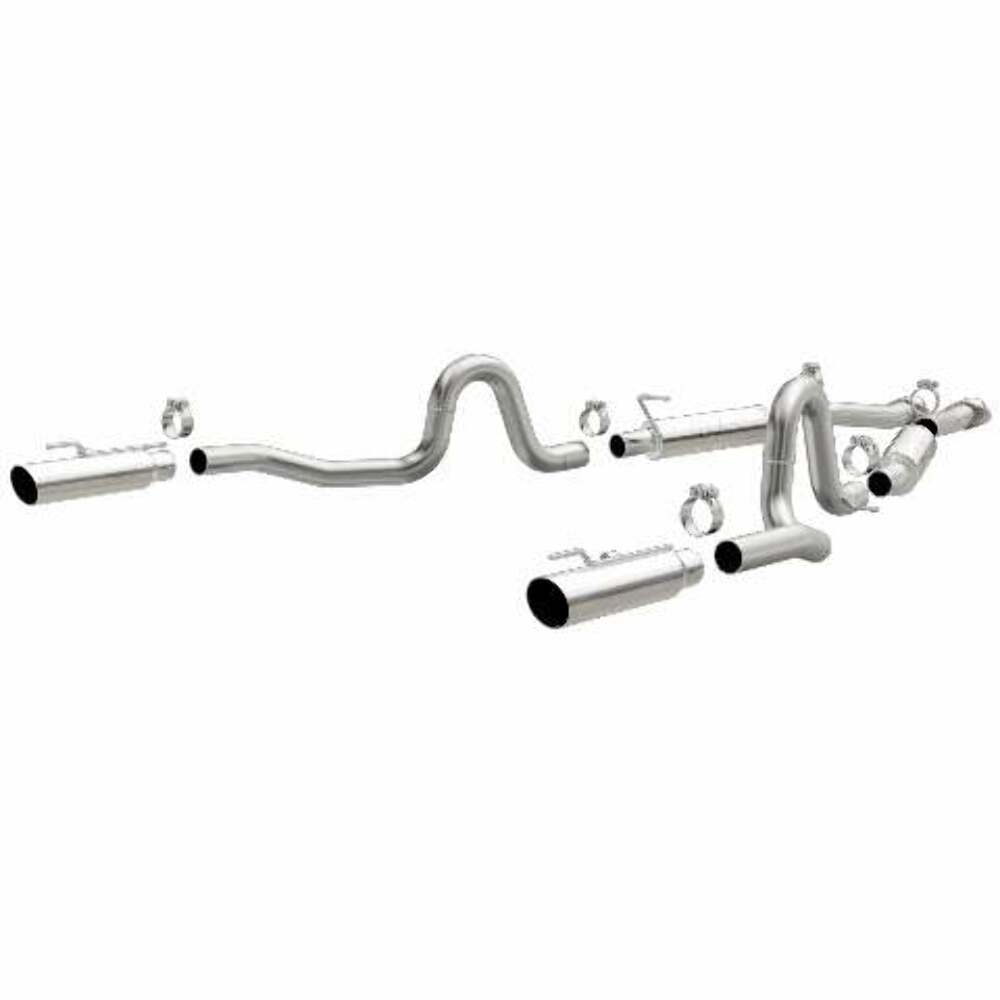 MagnaFlow cat-back exhaust system for 1999-2004 Ford Mustang stainless steel polished 15673