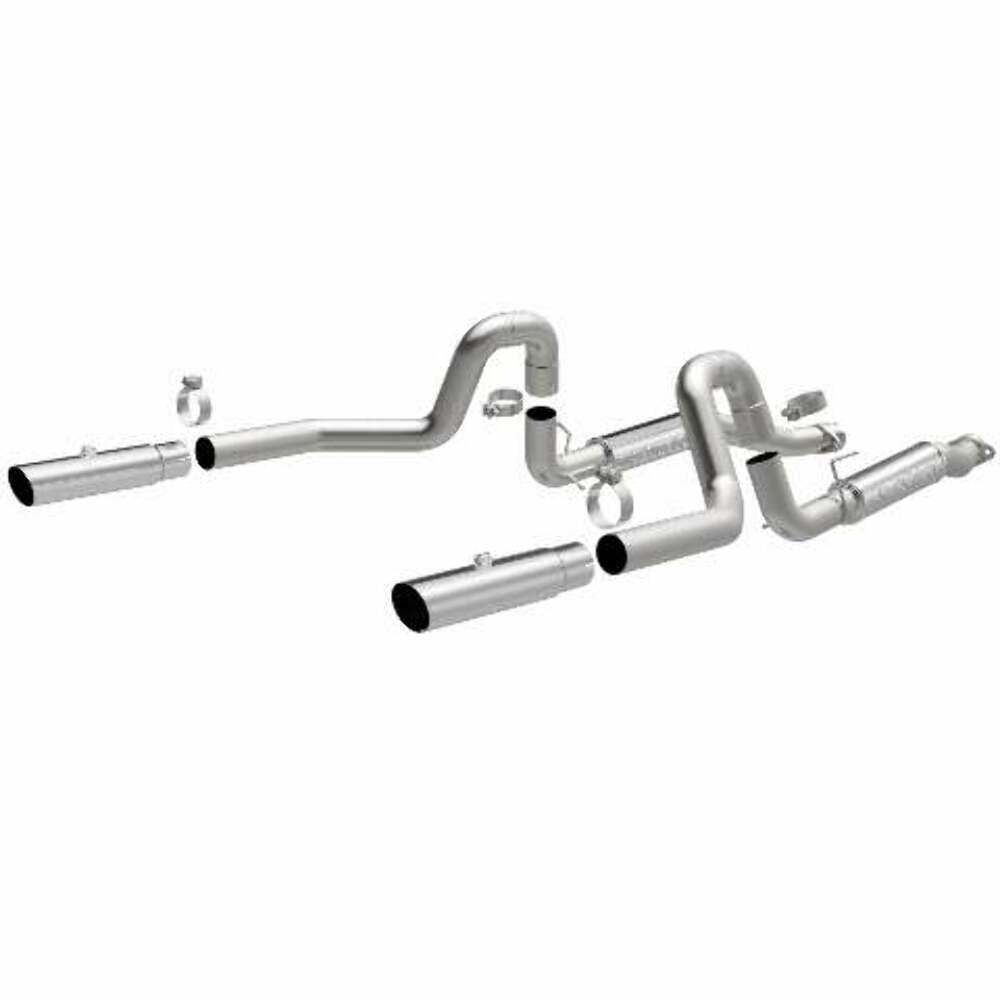 MagnaFlow cat-back exhaust system for 1999-2004 Ford Mustang stainless steel polished 16394