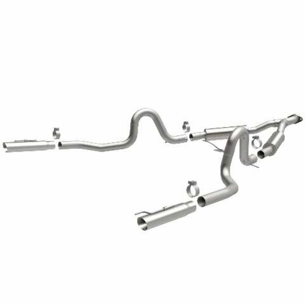 MagnaFlow cat-back exhaust system for 1999-2004 Ford Mustang stainless steel polished 15717