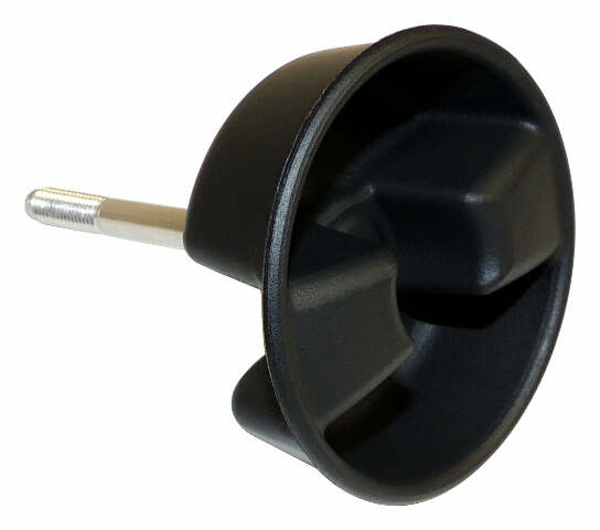 Jeep Steel Black hard top assembly Mounting Knob - 1CJ57DX9AD